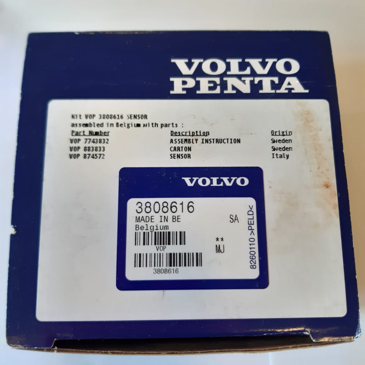Volvo Penta D3 D4 D6 fuel filter sensor