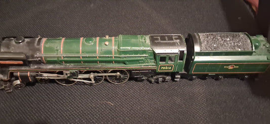 HORNBY OO GAUGE R.552 BR 4-6-2 LOCOMOTIVE OLIVER CROMWELL 70013 MADE IN GREAT BR